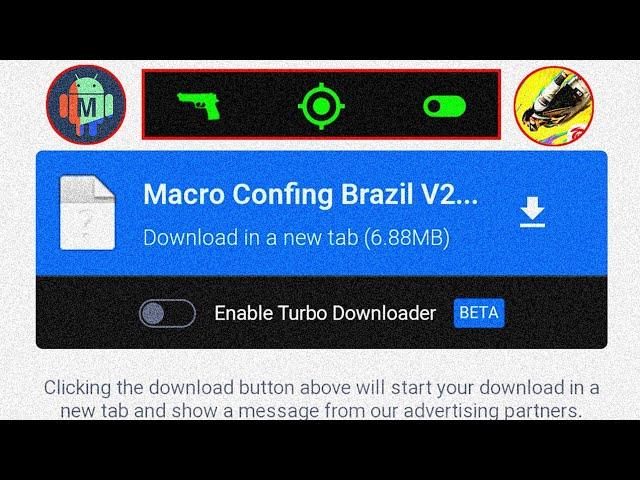 Brazil Aimlock Macro Confing Sensi  Aimlock Macrodroid Script ️