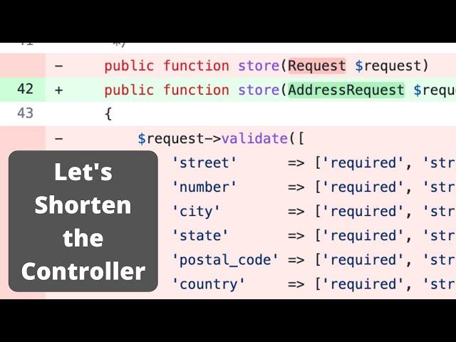 Laravel Refactoring: Similar Controller store/update Methods