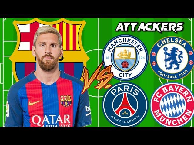 FCB Messi  Man City/PSG/Chelsea/Bayern Munich(Attackers)