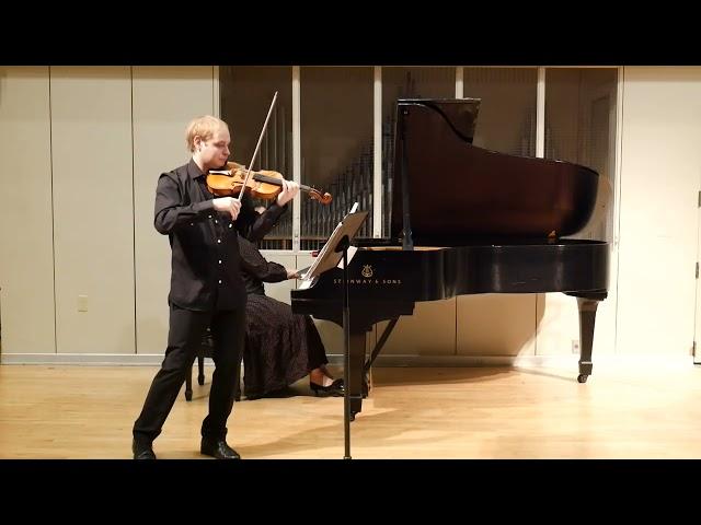 Prokofiev Violin Sonata No.1 in F Minor, Op. 80, II. Allegro Brusco (Andrii Isakov and Li Wang)