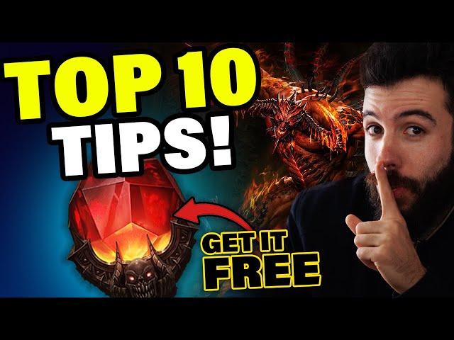DON'T CHOOSE WRONG! - 10 TIPS Everyone NEEDS to Know (Beginners Guide 2024 in Diablo Immortal)