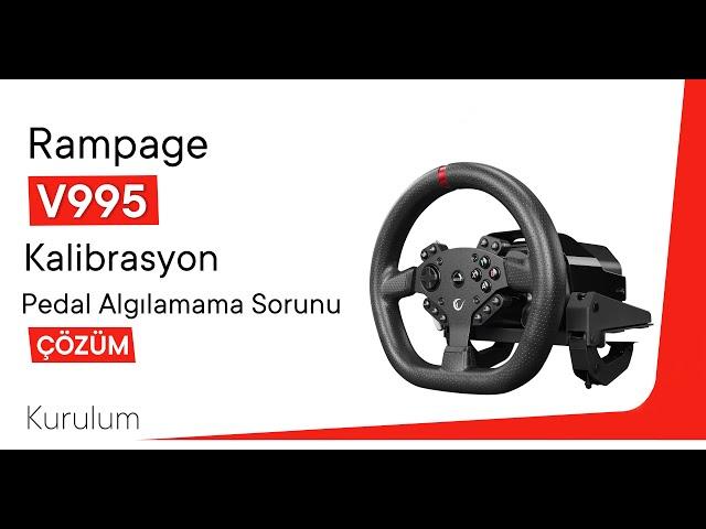 Rampage Force V995 | ETS2 | Kalibrasyon ve Pedal Algılamama Sorunu Çözümü