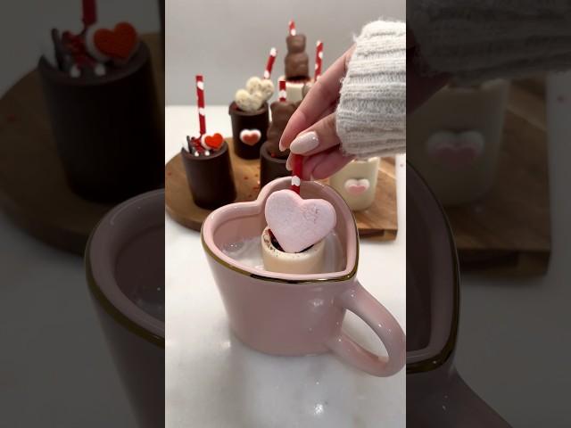 Hot cocoa bomb cups  #chocolate  #home #pink #target #aesthetic #yum #diy #shorts #asmr #cozy