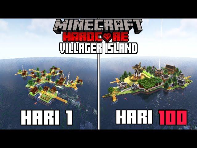 100 Hari di Minecraft Hardcore Villager Island