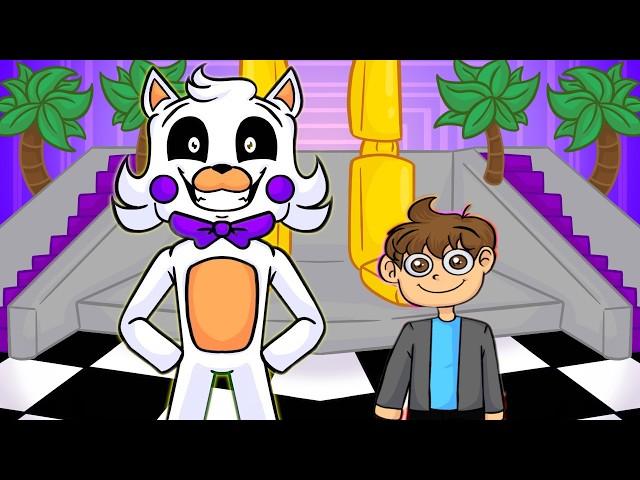 Lolbit Adopts An NPC In Minecraft FNAF