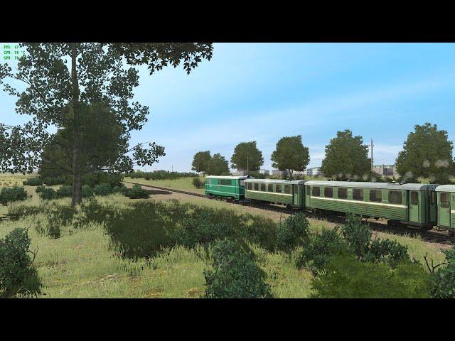 Trainz Railroad Simulator 2019 сценарий "Разборка". Маршрут Лесногорск-Озёрное