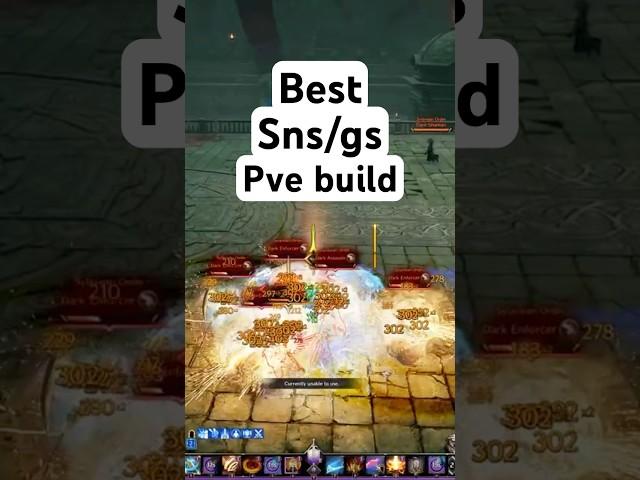 Best Sns/gs pve build #gaming #games #pvp #gamer #mmorpg #throneandliberty #shortfilm #shortmovie