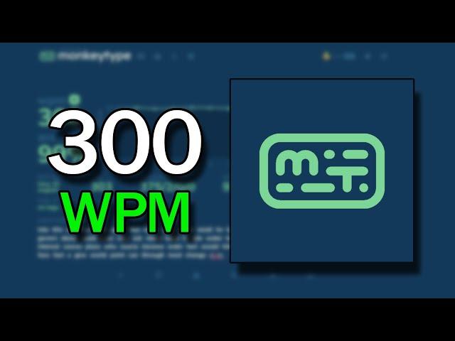 BREAKING THE 300 WPM BARRIER (WR) - Monkeytype 15s