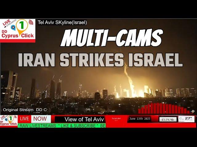LIVE: IRAN ATTACKS ISRAEL | Middle east LIVE multi-cameras | Licensed Live Cameras | stream #1218
