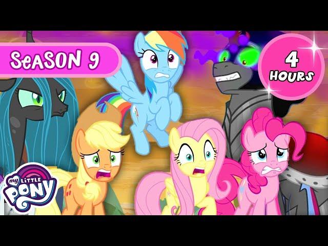 SEASON 9 MINI MOVIE COMPILATION|4 HOURS | My Little Pony: Friendship is Magic