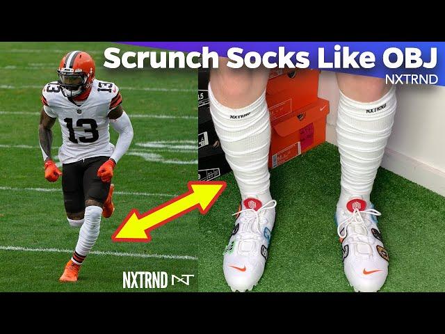 OBJ Sock Scrunch Tutorial // How to Scrunch Socks in Football