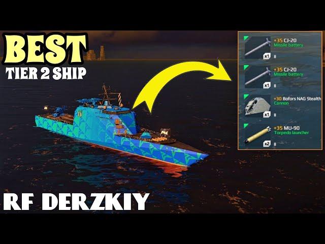 MODERN WARSHIPS: RF DERZKIY || BEST TIER 2 SHIP