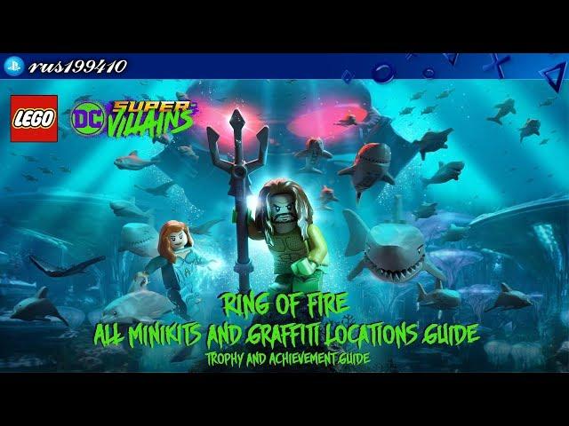 LEGO DC Super-Villains - DLC 1: Aquaman Movie Part 1 "All Minikits and Graffiti Locations Guide"