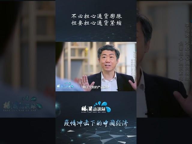 中国经济学家：不必担心通货膨胀，反而要担心通货紧缩#shorts