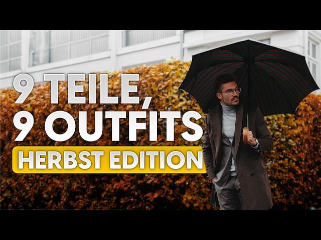 9 Teile, 9 Outfits: Herbst Edition | Stylingtipps für Männer