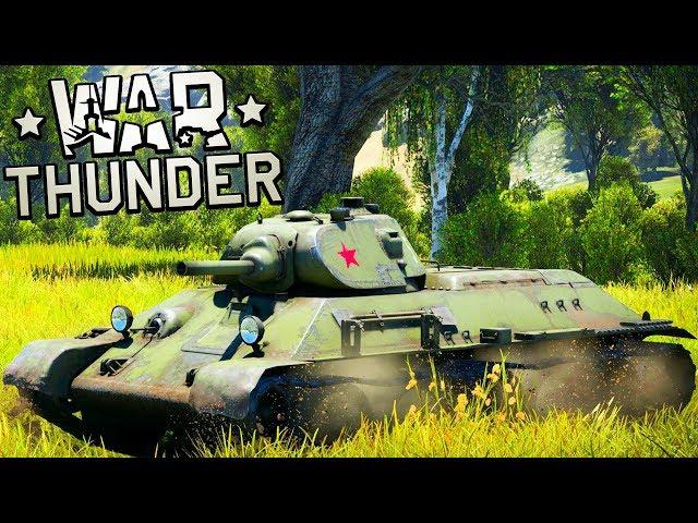 T-34 ► МОЯ ПЕРВАЯ ЛЮБОВЬ В WAR THUNDER! СОВЕТСКИЙ ТАНК ЛЕГЕНДА ВОВ В ВАР ТАНДЕР! ОБЗОР ТАНКОВ!