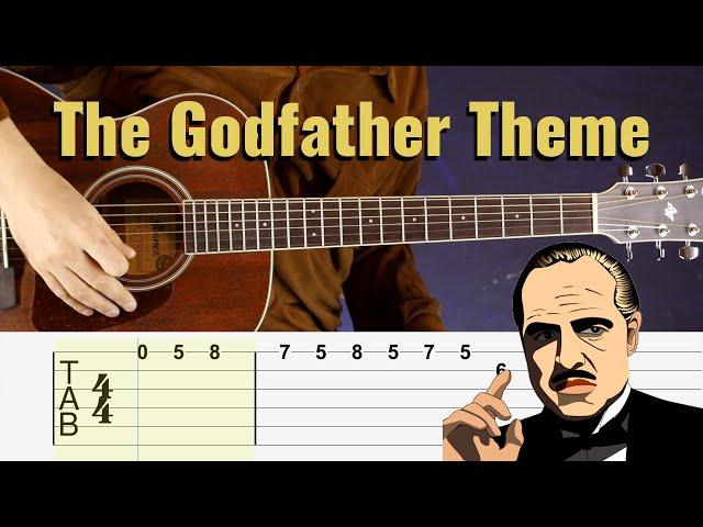 The Godfather Theme Guitar Tutorial  + TAB