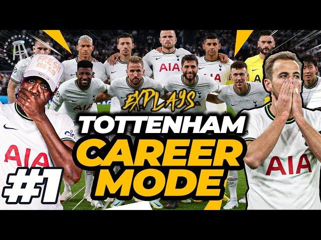 FOSSIL FOOTBALL I AM FUMING! EXPRESSIONS OOZING Tottenham Hotspur FIFA 23 CAREER MODE | EXPLAYS #1