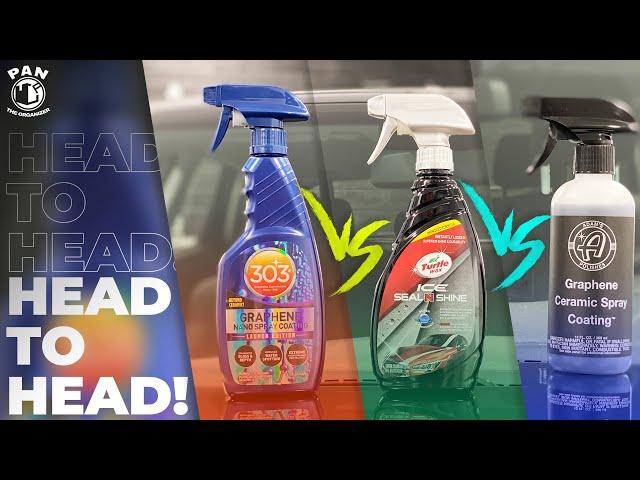 Adam’s Graphene vs 303 Graphene vs Turtle Wax Seal N Shine !! EPIC BATTLE !!