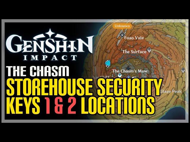 All Storehouse Security Keys Genshin Impact