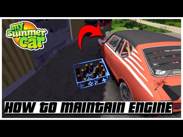 HOW TO MAINTAIN ENGINE IN MY SUMMER CAR 2023 | Ogygia Vlogs