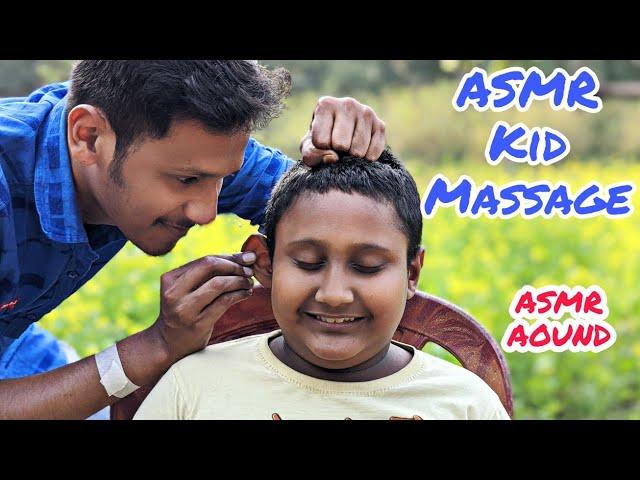 Asmr KID Massage | Indian Massage | Instant Sleep Therapy  To My Nephew | Moral Of ASMR