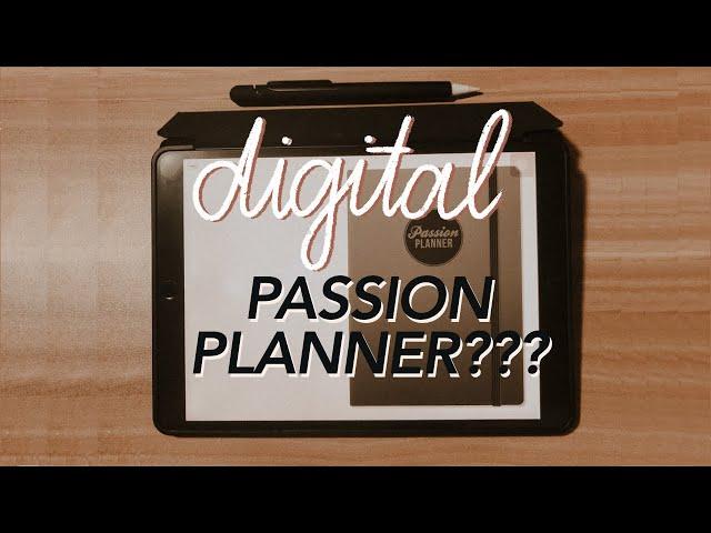 Digital Passion Planner Review and Flipthrough | Tea Time Plans