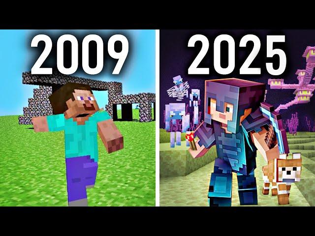 Evolution of Minecraft 2009-2025 (1.22 Update)