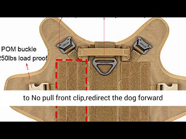 ICEFANG Dog Harness Medium Breed