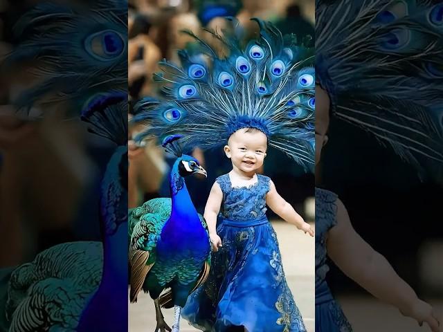 Baby Peacock Fashion Show Look 