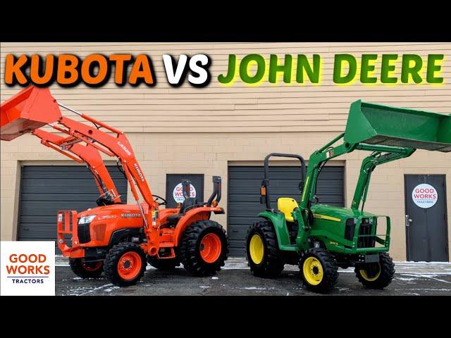 John Deere 3e Series vs Kubota L Series! All The Features! UNBIASED OPINION! John Deere vs Kubota