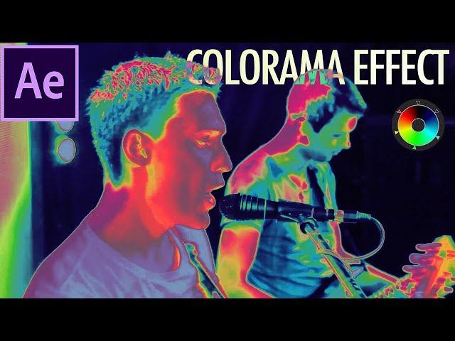 Adobe After Effects Tutorial: How to use the COLORAMA Effect (Heat Map, Thermal Vision, Tint, Grade)