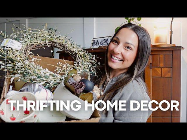  COME THRIFT WITH ME FOR HOME DECOR | *HUGE* thrift haul & home decor on a budget 
