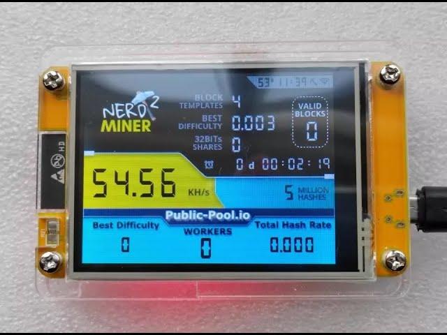 Nerd Miner 2 How to set up on your home or office Wi-Fi from start to hashing coins