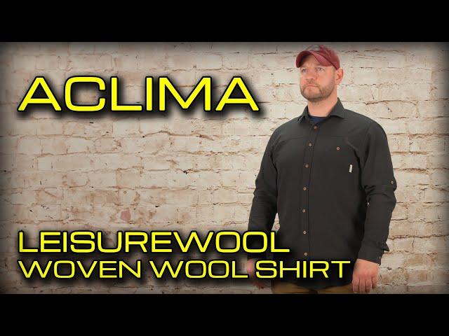 ACLIMA Leisurewool Woven Woolshirt -  Guter Stoff in schickem Design!