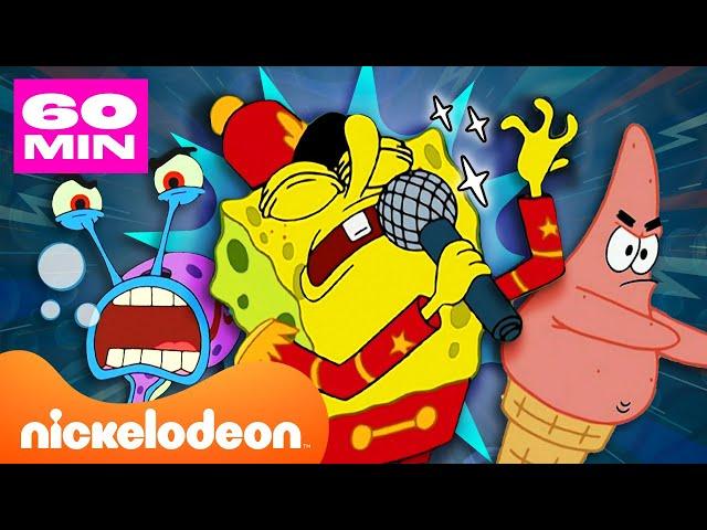 Губка Боб | Лучшее из второго сезона (часть 3)!  60 минут | Nickelodeon Cyrillic