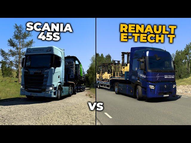 ETS2 Scania 45S vs Renault E-Tech T | Which is the better Truck?