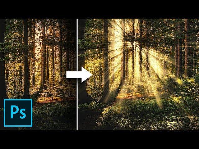 Create Light Rays in 3 Simple Steps with Photoshop