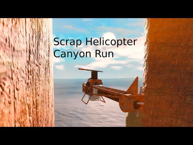 Scrap Helicopter Canyon Run | Roblox Plane Crazy