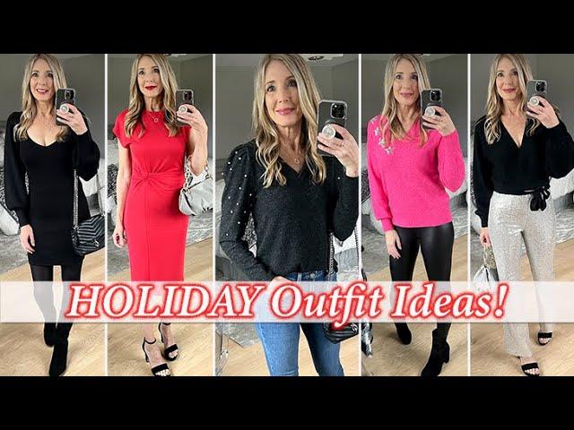 Holiday Outfit Ideas 2021! Casual to Dressy, Party, NYE, Stay Home, Date Nite!