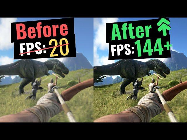 [2022] Ark Survival Evolved - How to BOOST FPS and Increase Performance on any PC