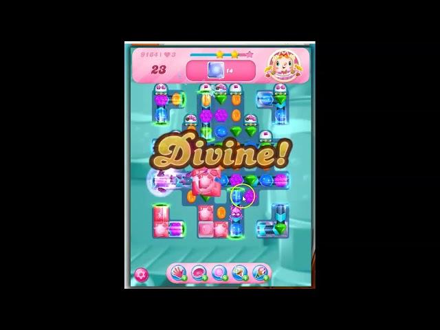 Candy Crush Saga Level 9164 No Boosters