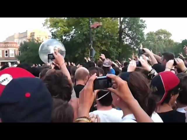 Jeremy McKinnon Crowd Running Riot Fest 2012