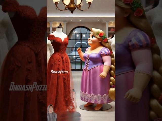 Princess Rapunzel OTW Glow Up 2️  #princess #disney #shorts