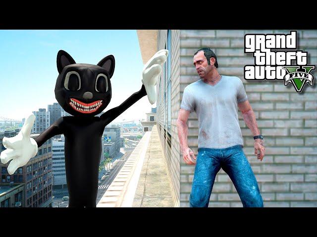 ПРЯТКИ ОТ МУЛЬТЯШНОГО КОТА В ГТА 5! ОПАСНЫЙ SCP ОХОТИТСЯ НА МЕНЯ ОБЗОР МОДА GTA 5! ГТА 5 МОДЫ MODS