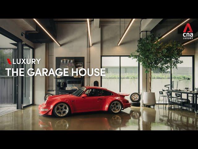 A car enthusiast’s dream house with a garage space that can fit up to 8 cars