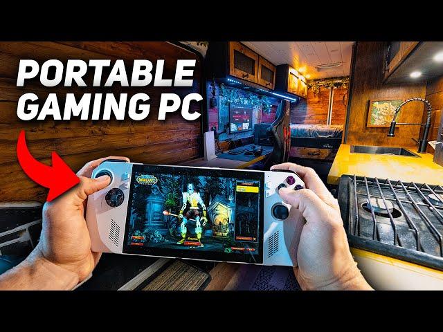 Cozy Vanlife Camping & Gaming with ROG Ally