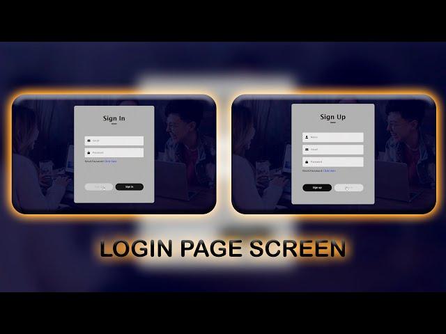 How to Create a Login Page Form Using HTML, CSS, and JavaScript