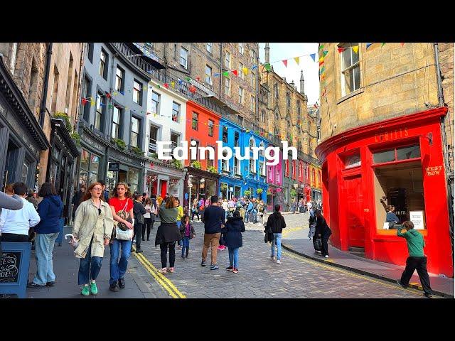 [4K] Edinburgh, Capital of Scotland : Historical Old Town, Calton Hill, Scottish Lunch 2024