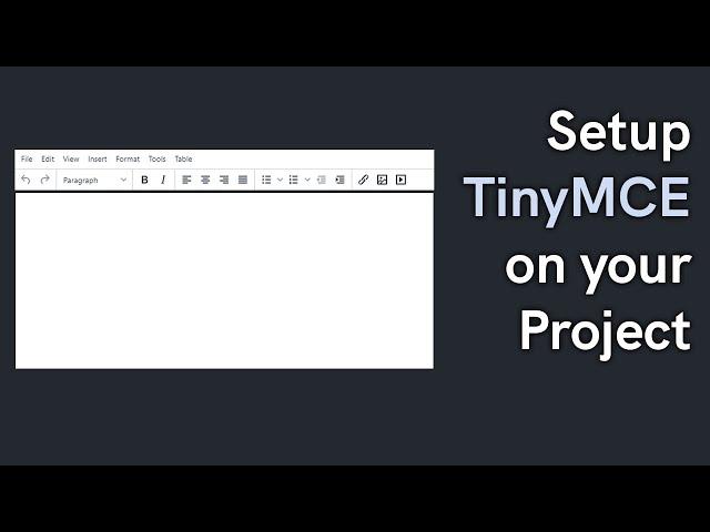 Integrate TinyMCE on Laravel project with Image Upload (WYSIWYG HTML editor)